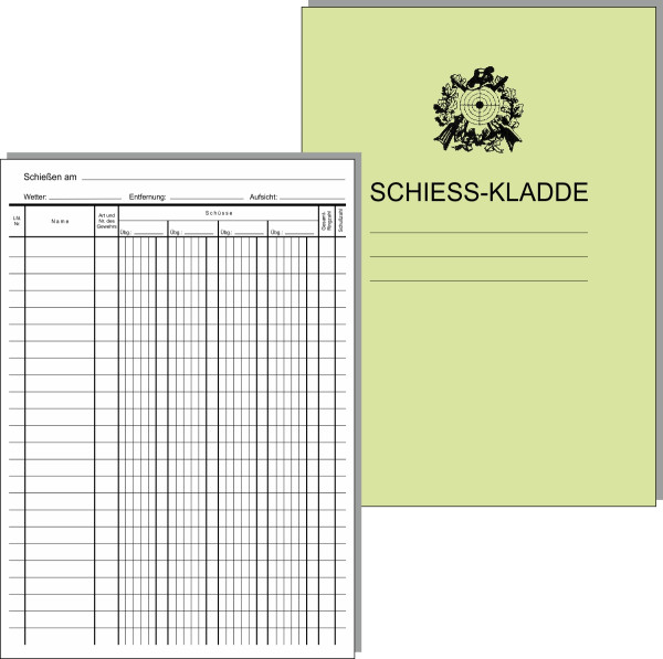 Schießbuch / Kladde